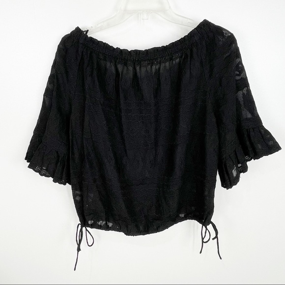 Rebecca Taylor Off Shoulder Top Embroidered - Picture 7 of 9